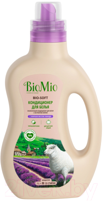 Кондиционер для белья BioMio Bio-Soft экологичный лаванда концентрат (1л)