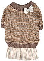 Свитер для животных Pinkaholic Elicia / NASD-TS7501-BE-S (бежевый) -