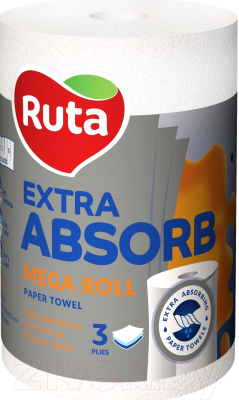 Бумажные полотенца Ruta Selecta Mega Roll (1рул)
