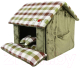Домик для животных Puppia Beaufort House / PASA-AU1619-OL-FR (оливковый) - 