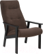 Кресло мягкое Импэкс Leset Retro (венге/Ophelia 15 коричневый) - 