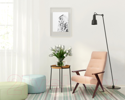 Кресло мягкое Импэкс Leset Tinto (венге/Polaris Beige) - Фото другой расцветки в интерьере 