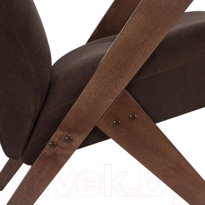Кресло мягкое Импэкс Leset Tinto (орех/Ophelia 15 коричневый)