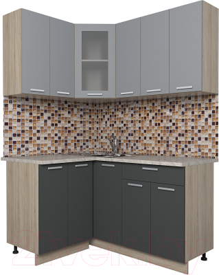 

Готовая кухня Интерлиния, Мила 12x15
