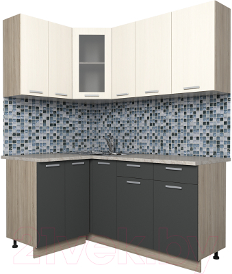 

Готовая кухня Интерлиния, Мила 12x17