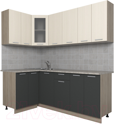 

Готовая кухня Интерлиния, Мила 12x20