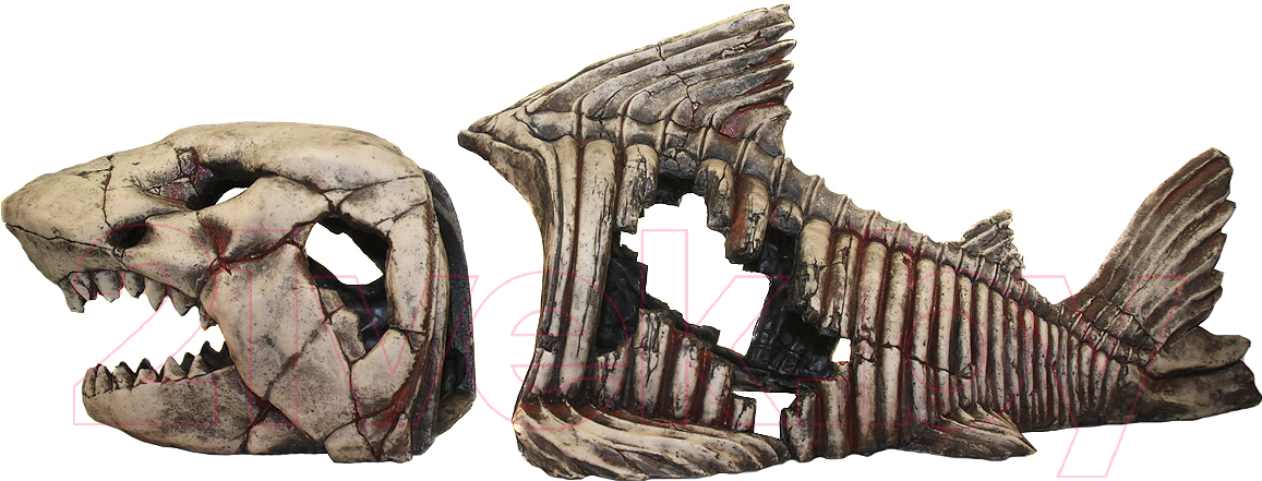 Декорация для аквариума Deksi Скелет рыбы №999