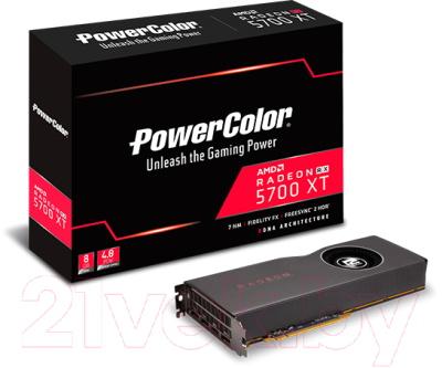 Видеокарта PowerColor Radeon RX 5700 XT 8GB GDDR6 (AXRX 5700XT 8GBD6-M3DH)