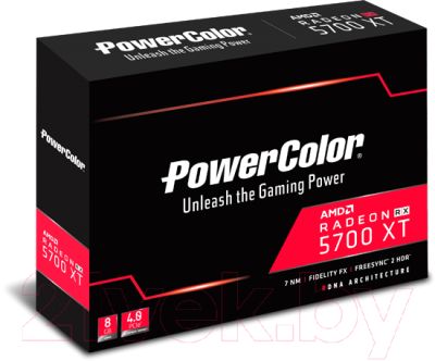 Видеокарта PowerColor Radeon RX 5700 XT 8GB GDDR6 (AXRX 5700XT 8GBD6-M3DH)