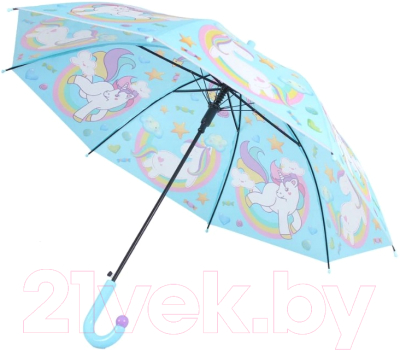 Зонт-трость Bradex Единорог DE 0496 (голубой)
