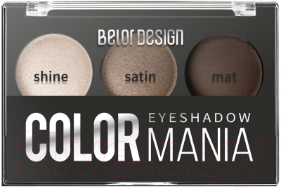 Палетка теней для век Belor Design Smart Girl Color Mania тон 34
