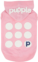 Футболка для животных Puppia Emmy с капюшоном / PARA-TS1509-PK-L (розовый) - 