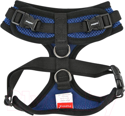 Шлея-жилетка для животных Puppia Ritefit Harness / PAJA-AC617-RB-XL (синий)