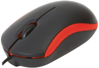 Мышь Omega OM-07 3D / OM07VR (черный/красный) - 