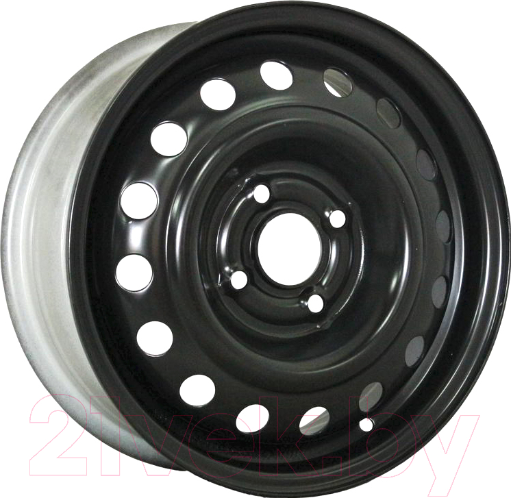 Штампованный диск Trebl 53A38R 14x5.5" 4x100мм DIA 54.1мм ET 38мм Black