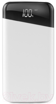 Портативное зарядное устройство Kinetic Mask 10000 mAh / 2010.01 (белый)