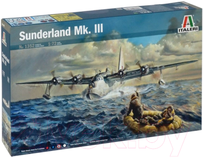 

Сборная модель Italeri, Британский самолет Sunderland Mk.III 1:72 / 1352