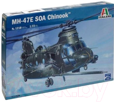 Сборная модель Italeri Вертолет MH-47 E SOA Chinook TM 1:72 / 1218