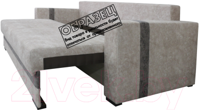 Диван Lama мебель Пингвин-3ТП 5гр (Bahama Steel/Marvel Grey)