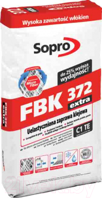 Клей для плитки Sopro FBK 372 Extra (25кг)