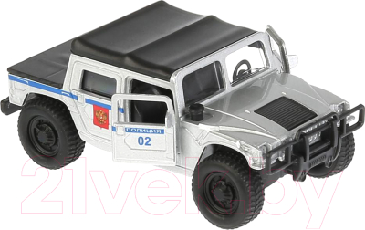 Автомобиль игрушечный Технопарк Hummer H1 Пикап. Полиция / SB-18-09-H1-P-WB