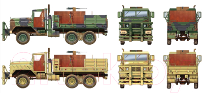 Сборная модель Italeri Бронированный вооружённый грузовик M923 Hillbilly 1:35 / 6513