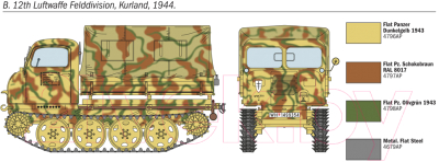 Сборная модель Italeri Полногусеничный многоцелевой тягач Steyr RSO/01 1:35 / 6549