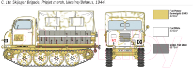Сборная модель Italeri Полногусеничный многоцелевой тягач Steyr RSO/01 1:35 / 6549