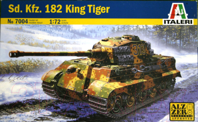 

Сборная модель Italeri, Немецкий тяжелый танк King Tiger 1:72 / 7004