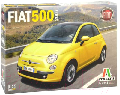 Сборная модель Italeri Автомобиль Fiat 500 2007 1:24 / 3647