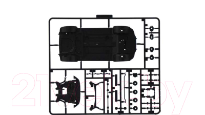 Сборная модель Italeri Автомобиль Fiat 500 2007 1:24 / 3647