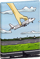 Обложка на паспорт Vokladki Самолёт / 11022 - 