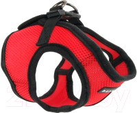 Шлея-жилетка для животных Puppia Soft Vest / PAHA-AH305-RD-M (красный) - 