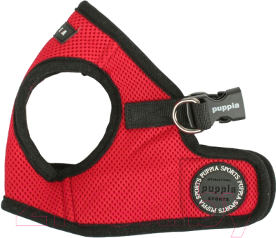 Шлея-жилетка для животных Puppia Soft Vest / PAHA-AH305-RD-M (красный)
