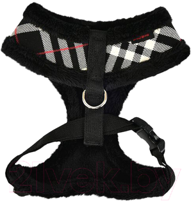 Шлея-жилетка для животных Puppia Dean Harness A / PASD-HA1657-BK-L (черный)