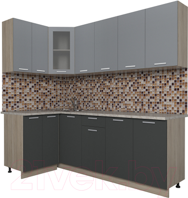 

Готовая кухня Интерлиния, Мила 12x22