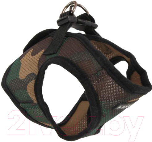 Шлея-жилетка для животных Puppia Soft Vest / PAHA-AH305-CA-3L (камуфляж)