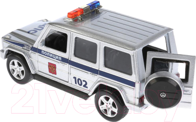 Автомобиль игрушечный Технопарк Mercedes-Benz G-Class. Полиция / G-СLASS-P-SL