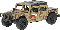 Автомобиль игрушечный Технопарк Hummer H1 Пикап военный / SB-18-09-H1-M(GY)-WB - 