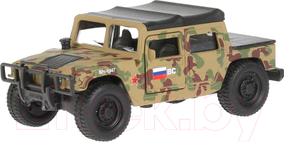 Автомобиль игрушечный Технопарк Hummer H1 Пикап военный / SB-18-09-H1-M(GY)-WB