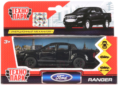 Автомобиль игрушечный Технопарк Ford Ranger. Пикап / SB-18-09-FR-N(BL)