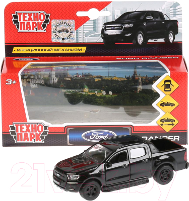 Автомобиль игрушечный Технопарк Ford Ranger. Пикап / SB-18-09-FR-N(BL)