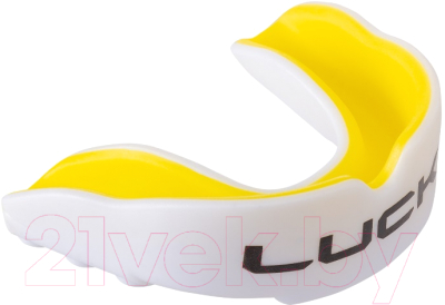 Боксерская капа Flamma Детская Lucky MGF-011wy (белый/желтый)