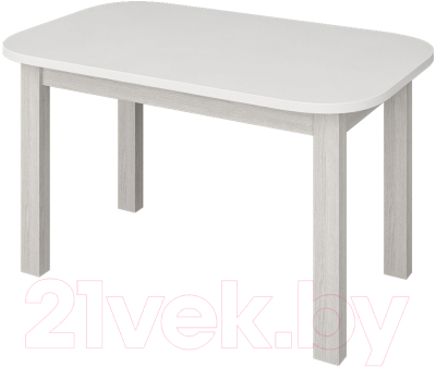 Обеденный стол Senira Р-02.06 (белый глянец/белый)