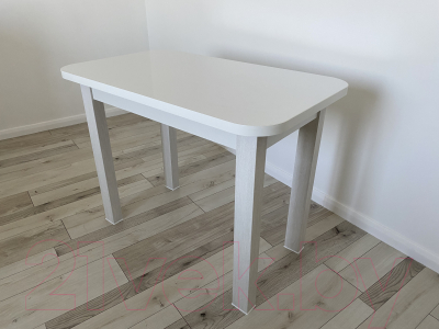 Обеденный стол Senira Р-02.06 (белый глянец/белый)