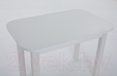 Обеденный стол Senira Р-02.06-01 (белый глянец/белый)