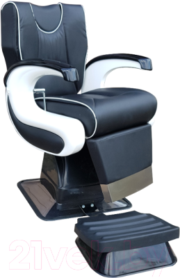 Кресло парикмахерское Kuasit Ku 450 (черный/белый)