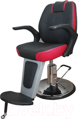 Кресло парикмахерское Kuasit Ku 060 (черно-красный)