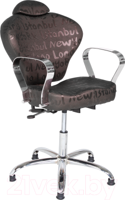 Кресло парикмахерское Kuasit Ku 230/h (коричневый)