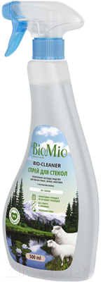 Средство для мытья стекол BioMio Bio-Glass Cleaner экологическое без запаха (500мл)